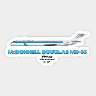 McDonnell Douglas MD-83 - Finnair "Old Colours" Sticker